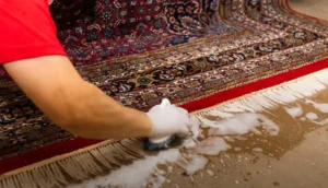 شستن فرش با تاید دستی